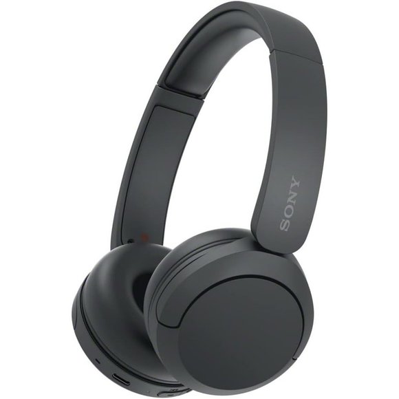 Black New WH-CH520 Wireless Headphones Bluetooth On-Ear Headset with Microphone - Picture 1 of 10